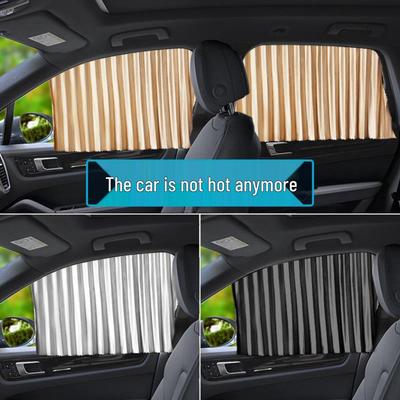 Car Sunshade Curtains - Heat Insulation, Sun Blocker, Blackout Side Window Protection