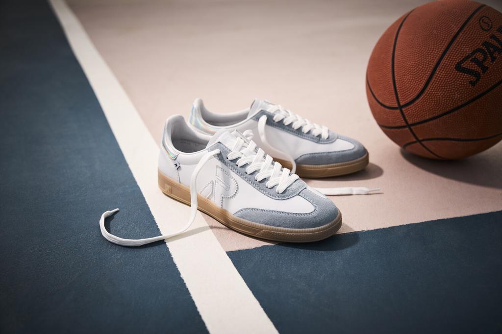 Кроссовки Rieker W2200 light blue silver white