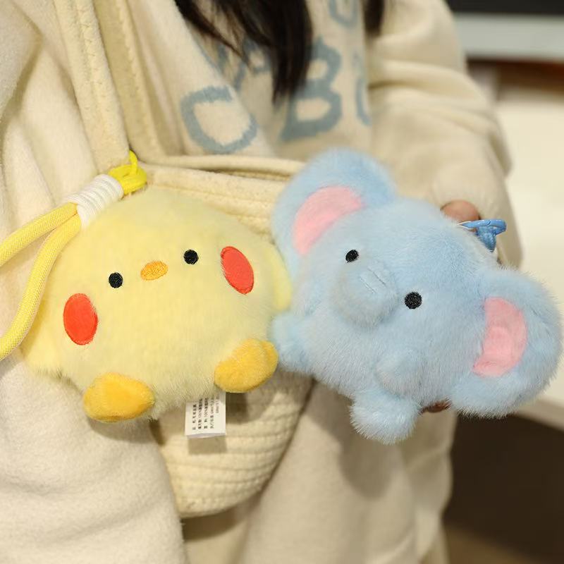 11cm Simulation Animal Decompression Squeeze Ball Stuffed Plush Toy Figurine Cartoon Anime Cute Children's Birthday Gift Doll