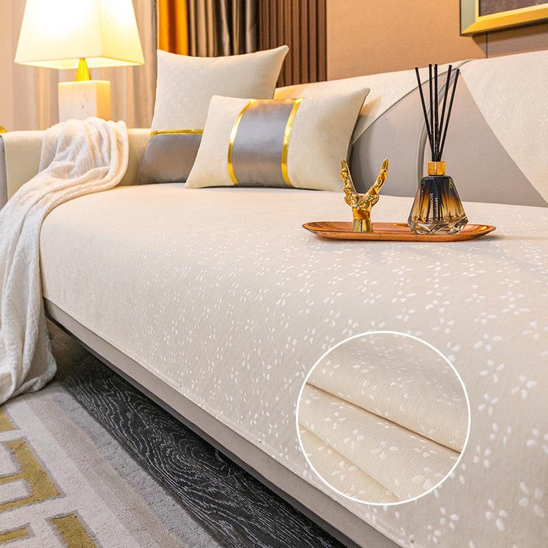 Nordic Entry Lux Style Sofa Cushion Four Seasons Universal Non-Slip Modern Simple Cushion Sofa Cover Slipcover All-Inclusive Cover Cloth