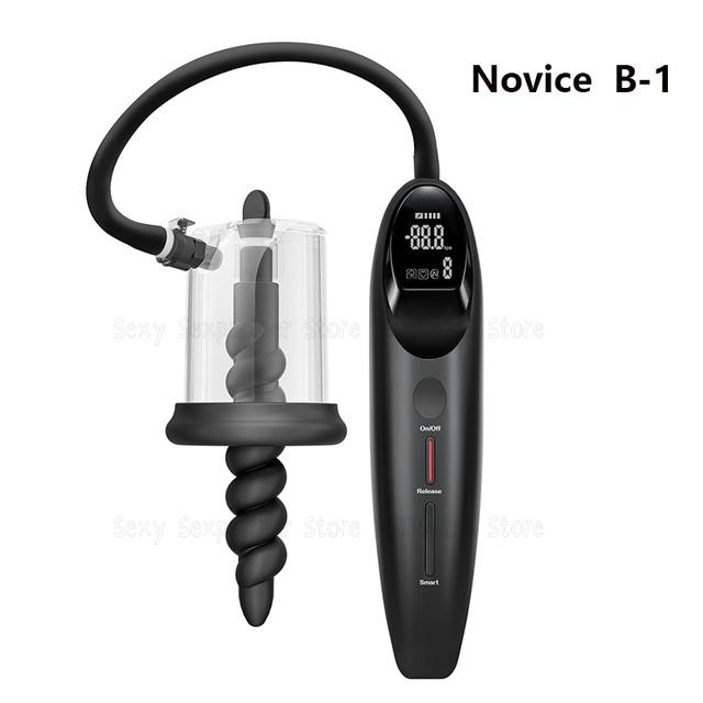 Male Electric Anal Prostate Massager Vacuum Vestibular Suction Stimulate Alternative Sex Toys Anal Toys Silicone Anal Plug