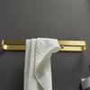 Badezimmer Handtuchhalter Wandmontage Handtuchhaken Gebürstetes Gold Handtuchständer Ablagegestell Regal 30cm/40cm/50cm Badezimmer Zubehör