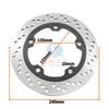 240mm Motorcycle Rear Brake Disc For Suzuki GW 250 Inazuma 250 GSR600 06-10 GSF 650 Bandit 05-16 GSX650F 08-16 GSR750 11-16