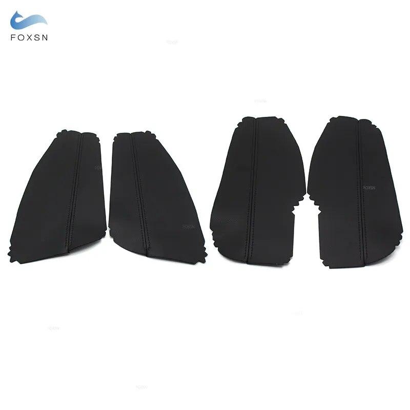 4pcs Microfiber Leather Door Panels Cover For Toyota Corolla 2014 2015 2016 2017 Interior Door Armrest Panel Skin Cover Trim