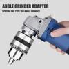 1.5-10mm Angle Grinder Adapter Thread Collet with Key Drill Convert Adapter  Drilling Machine Bench