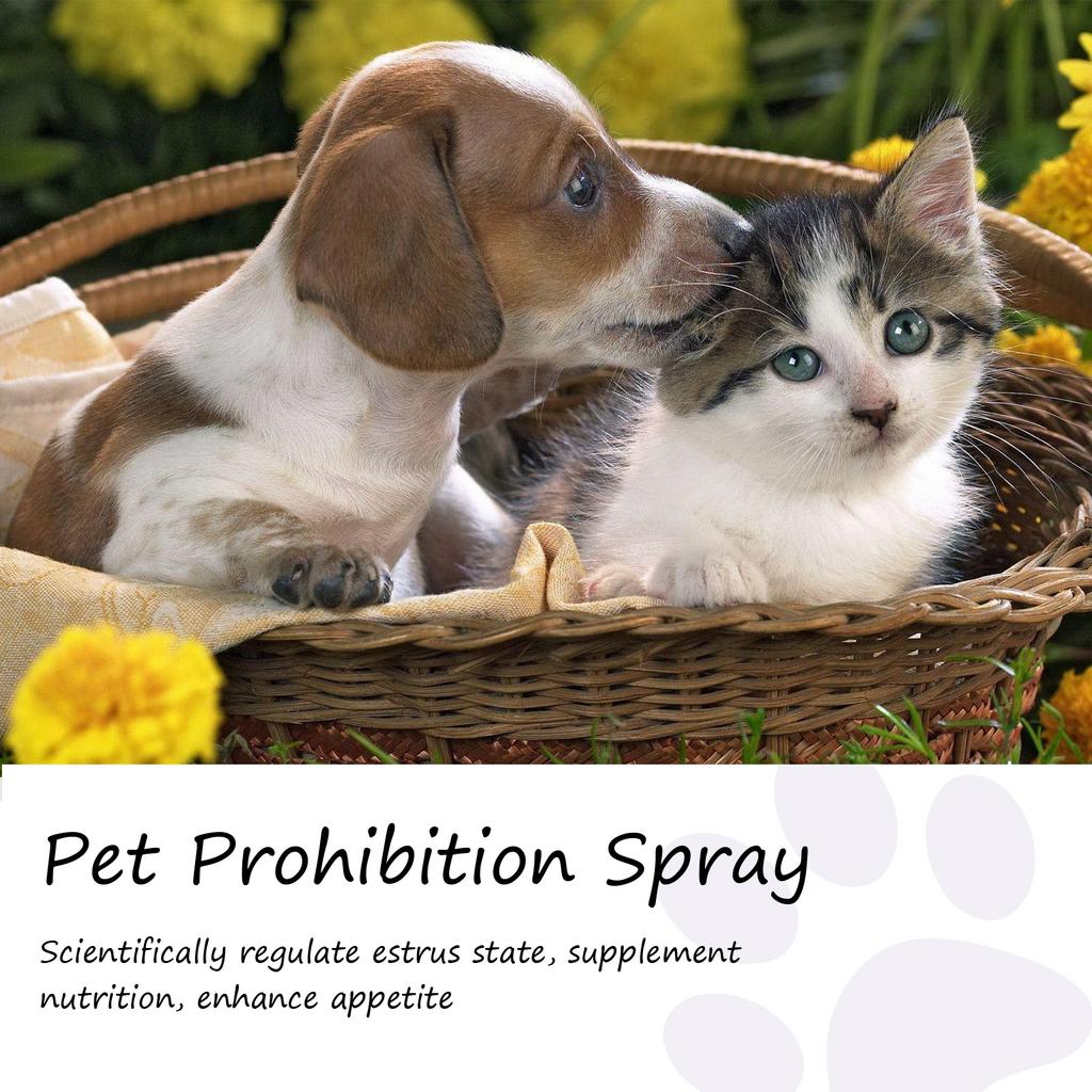 Pet Calming Spray Pheromone Mood Calming Diffuser Improve Estrus Agitation Anxiety Relief Prevent Howling Cat Dog Health Supply