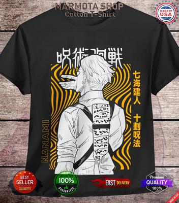 Maglietta Nanami Kento Jujutsu Kaisen Maglietta Anime Giapponese Gojo Satoru JJK