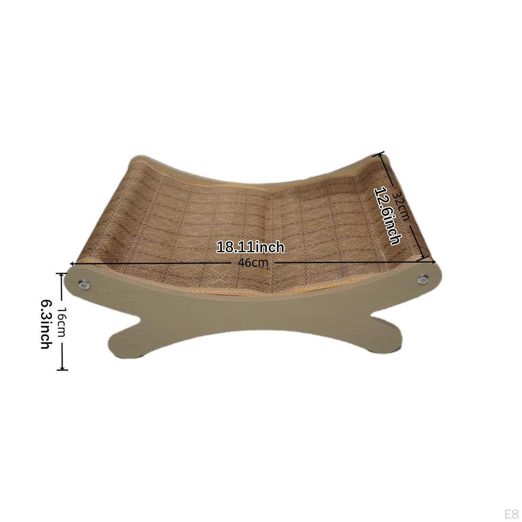 Cat Sofa Bed Kitten Scratching Comfortable Anti Slip Decorative Raised recliner for Small