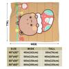 Warm BlanketChild Camping Bubu Dudu Christmas Throw Blanket  Flannel Bedspread For Couch Bed Fashion Sofa Bed Cover