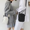 Student Canvas Bag for Women with Small Black Bag Crossbody Harajuku Korean Mobile Phone Bag for Men and Women Shoulder Bag