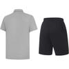 Li-Ning Plain Simple Short Sleeve Polo Shirt Comfortable Breathable Versatile Skin-Friendly Shorts Casual Sports Suit Unisex Suit APLV721-1+AKST543-3