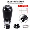 Manual 5 6 Speed Gear Shift Knob Stick Shifter Lever HandBall Gaiter Boot Cover For Skoda Octavia 1997-2011 Auto Accessories