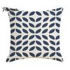 Relaxed Texture Pillowcase Geometric Pillow Cover, Washed Linen Look Throw Case with Hidden Nordic Zipper, Minimalist Cushion Cover for Sofa,