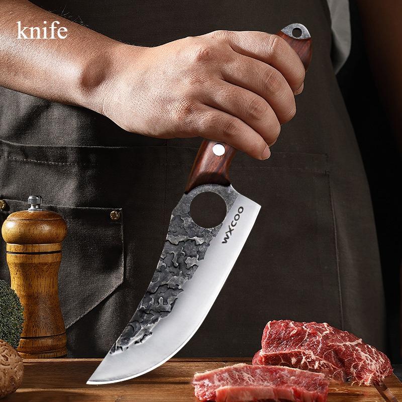 Kitchen Knife Household Stainless Steel Division Knife Meat Knife Killing Meat Knife Fruit Knife Kitchen Knife