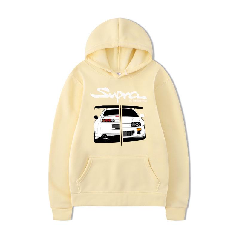 New Men's Daily Sweater, Header D Racing Autumn Sweater with Hat