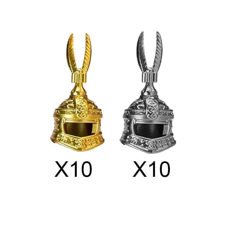 MOC Bausteine Mittelalter Ritter Soldat Actionfiguren Waffen Zubehör Schwert Speer Umhang Weste Helm Rüstung Geschenk Spielzeug Stein