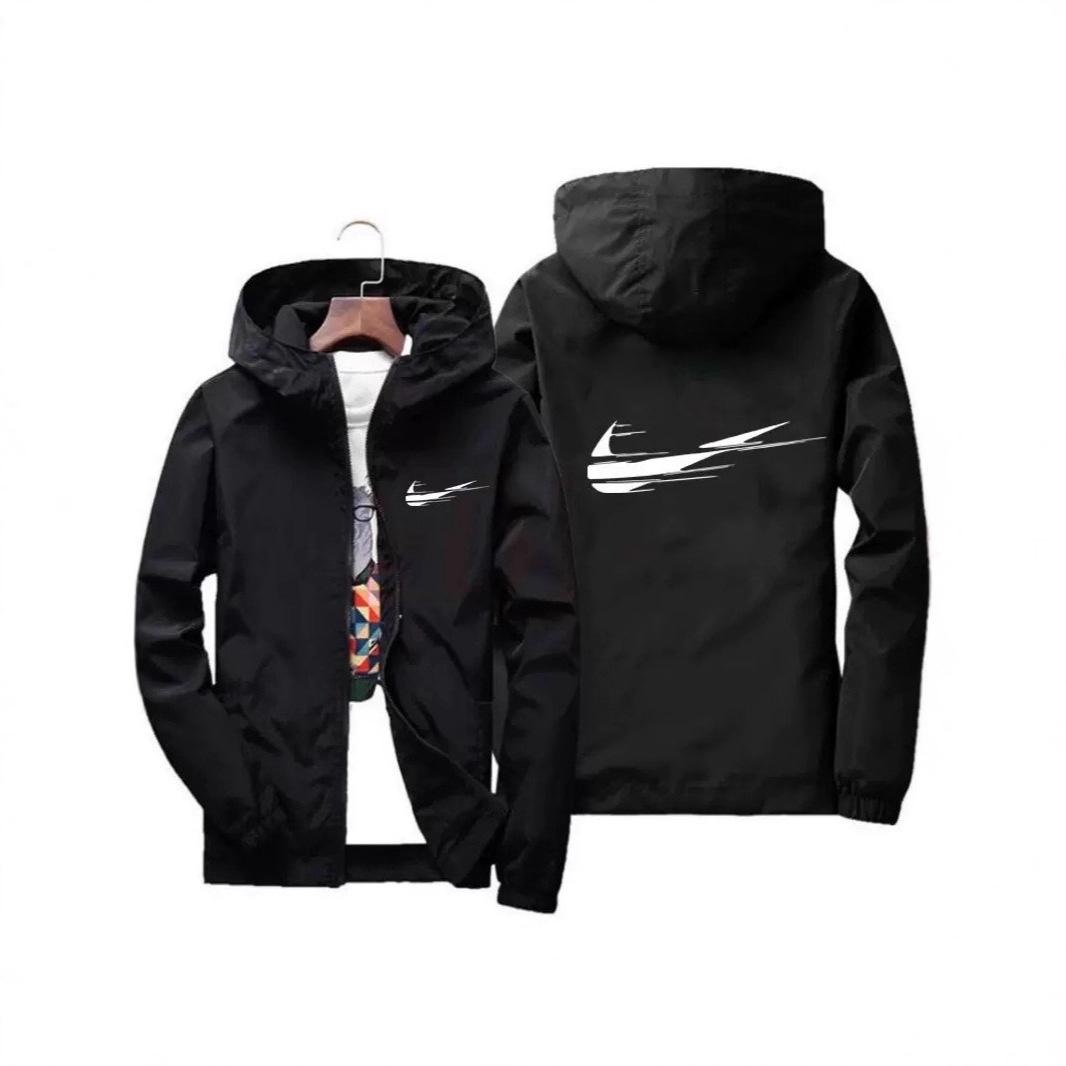 

Чоловіча повсякденна толстовка з капюшоном у корейському стилі - Модна весняно-осіння великого розміру XL чорний