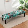 Geometric Stretch Spandex Piano Stool Covers Bench Cover Printed Long Ottoman Slipcovers Changing Shoes Chair Slipcover Home