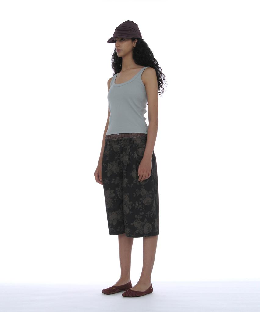 PARTIMENTO WOMEN Luched Drape Hat_Dark Plum