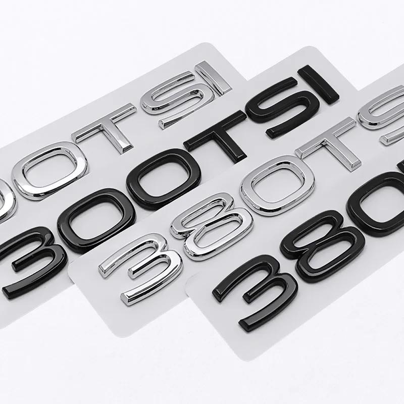 Car Rear Trunk Letters Badge 280TSI 300TSI 330TSI 380TSI Sticker for Golf Lavida Santana Touran Passat B5 Scirocco