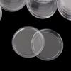 Coin Capsule Protection Supplies Containers Plastic Holders Clear Round
