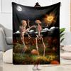 Halloween 36 Blanket Soft Warm Cozy Perfect for Livingroom Couch Bed Four Seasons Multipurpose Digital Print Best Holiday Gift for Friends Family