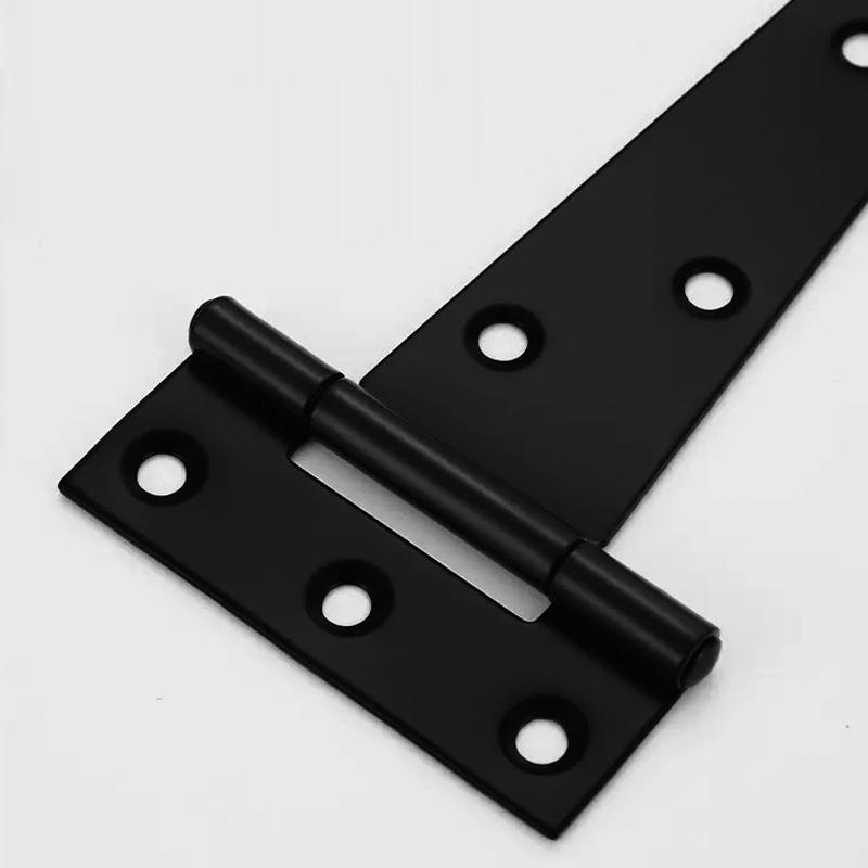 Heavy Duty Door Hinge Extended T-Shape Reinforced Bearing Hinge Rotat 270 Furniture Adjustable Mounting Hardware For Wood Gate