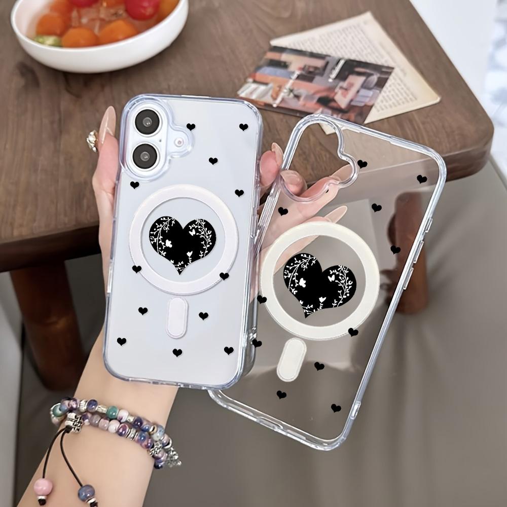 Magnetisk telefondeksel for iPhone 11 12 13 iPhone 13 14 15 Pro 15 16 Pro Max Samsung A15 A16 A25 A26 A55 A56 S25 S24 S22 S23 Ultra S25 Edge