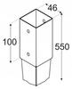 Driven Post Base Spike Anchor 4