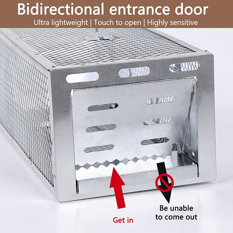 Flerfångad gnagare Musfälla Råttfälla Bur Skadedjursbekämpning Alla möss och råttor får plats i möss Gnagarfångare Råttfälla Bur