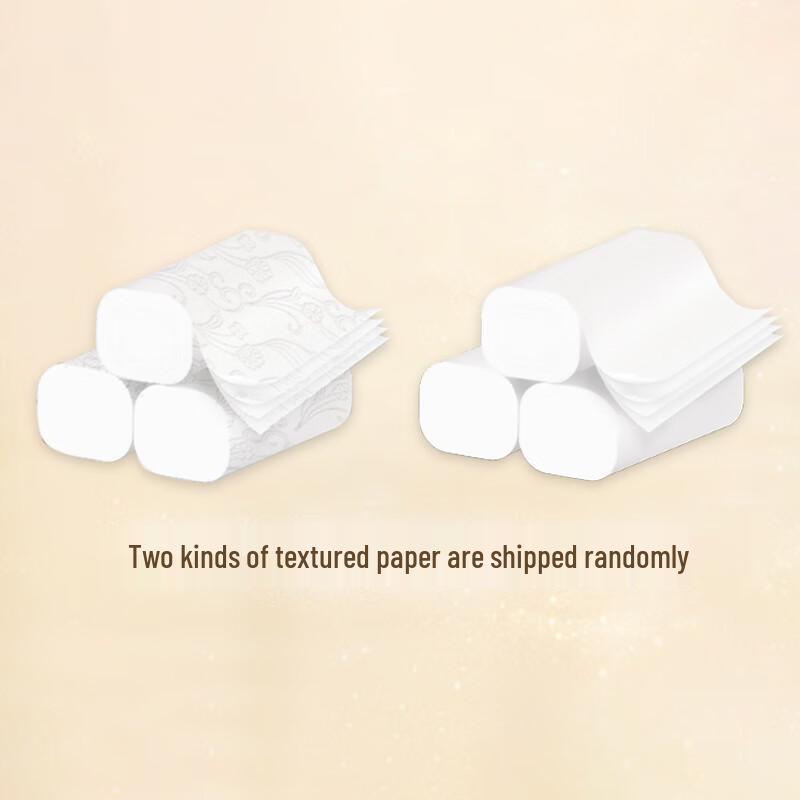 Qingfeng 4-Ply Coreless Toilet Paper Rolls, 6 Packs of 14 Rolls