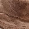 Faux Fur Winter Bucket Hat for Women Men Fluffy Warm Hat Women's Furry Fisherman Cap for Casual, Trips, Sports, Skiing