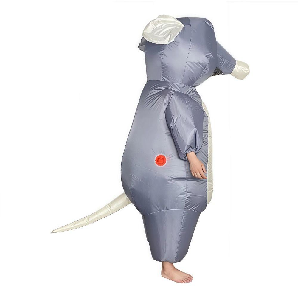 Ganzkörper-Jumpsuit Aufblasbares Maus-Kostüm Lustiges Halloween-Kostüm Bühnenauftritt