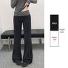 Women's Spring Polka Dot High-Waisted Micro-Flare Pants - Slimming and Versatile