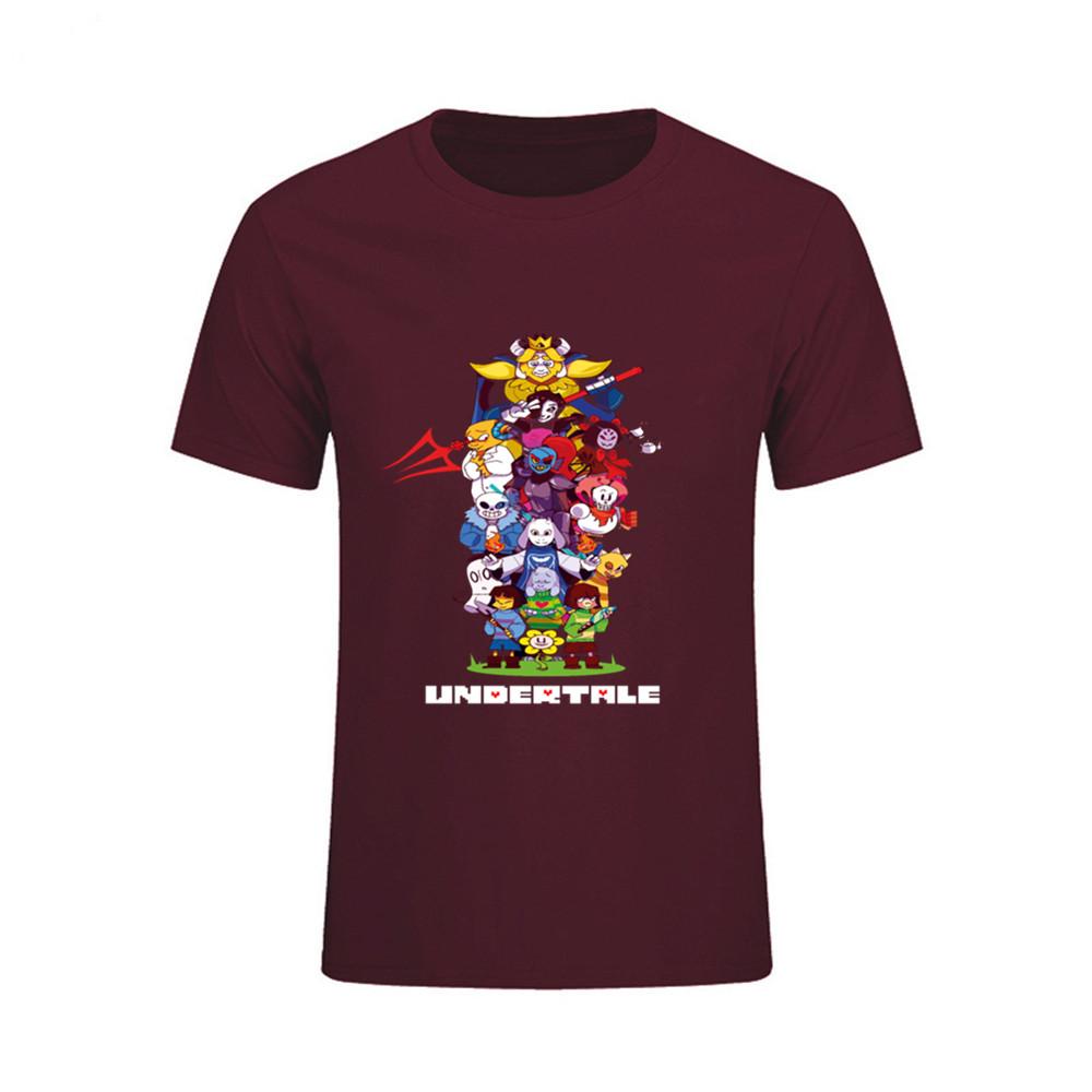 Man S T Shirt Arrival Anime Undertale Family Print T Shirt Men Aesthetic