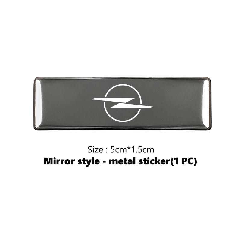 Car Sticker Metal Badge Auto Modification Accessories Decorative Decals For Opel Corsa Mokka Astra Cascada Adam Insignia Meriva
