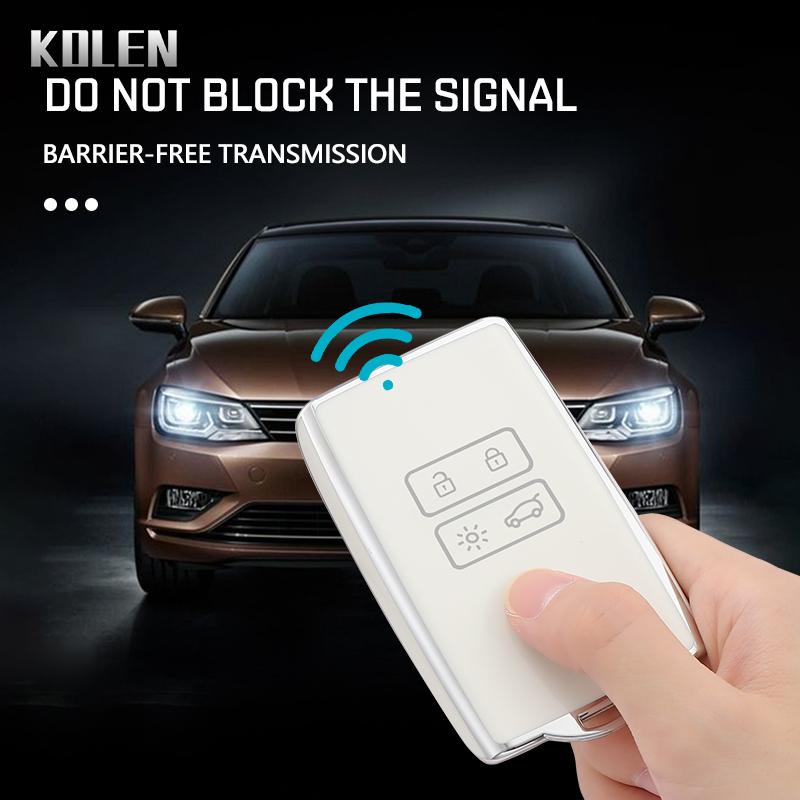 New Tpu Car Remote Key Case Cover For Renault Koleos Kadjar Captur Megane Talisman Espace Clio Zoe Scenic 4 Arkana Dacia Sandero