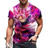 Vegeta Dragon Ball Z Goku Men's T Shirt Trend Streetwear Cool Harajuku GYM Oversized 110-6XL O-collar Short Sleeved Anime Saiyan