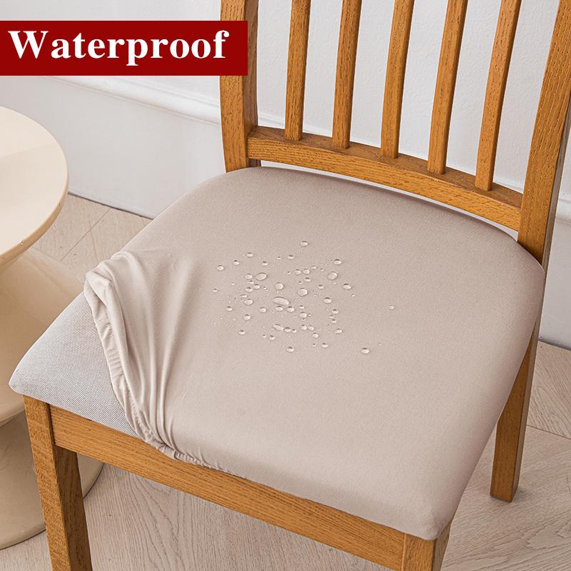 Housse de Siège de Chaise Imperméable pour Salle à Manger Housse de Protection Extensible pour Meubles Housse de Chaise de Salle à Manger pour Cuisine Restaurant Bureau Banquet