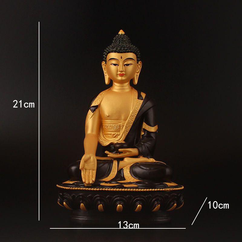 Shakyamuni Buddha, Amitabha Buddha, Medicine Buddha, small Buddha statues, Tibetan Five-Direction Buddha statues