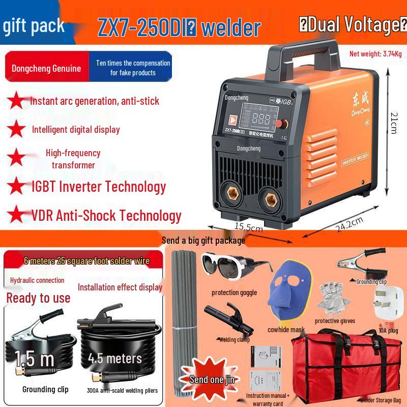 Household & Industrial Grade Inverter DC Welder, 220V/380V, Single/Double Phase Spot Welding Machine