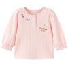 Balabala Girls' Pure Cotton Long-Sleeve T-Shirt