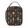 Nussknacker Ballett Weihnachten Thema Muster Isolierte Lunchtasche für Frauen Kinder Auslaufsichere Lebensmittelboxen Thermische Lunchbox Tragetasche