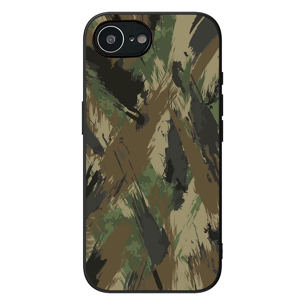 Camo Military Army Camouflage Pattern Phone Case for Apple iPhone 16 17 Air 14 15 Pro Max Plus 16+ 16E 14+ ProMax Soft Cover