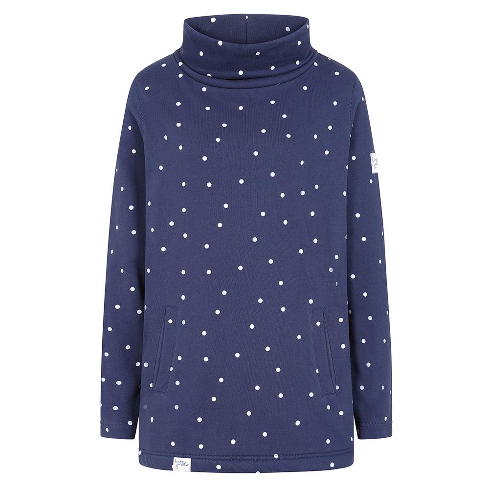 Lazy Jacks Womens/Ladies Polka Dot Sweatshirt
