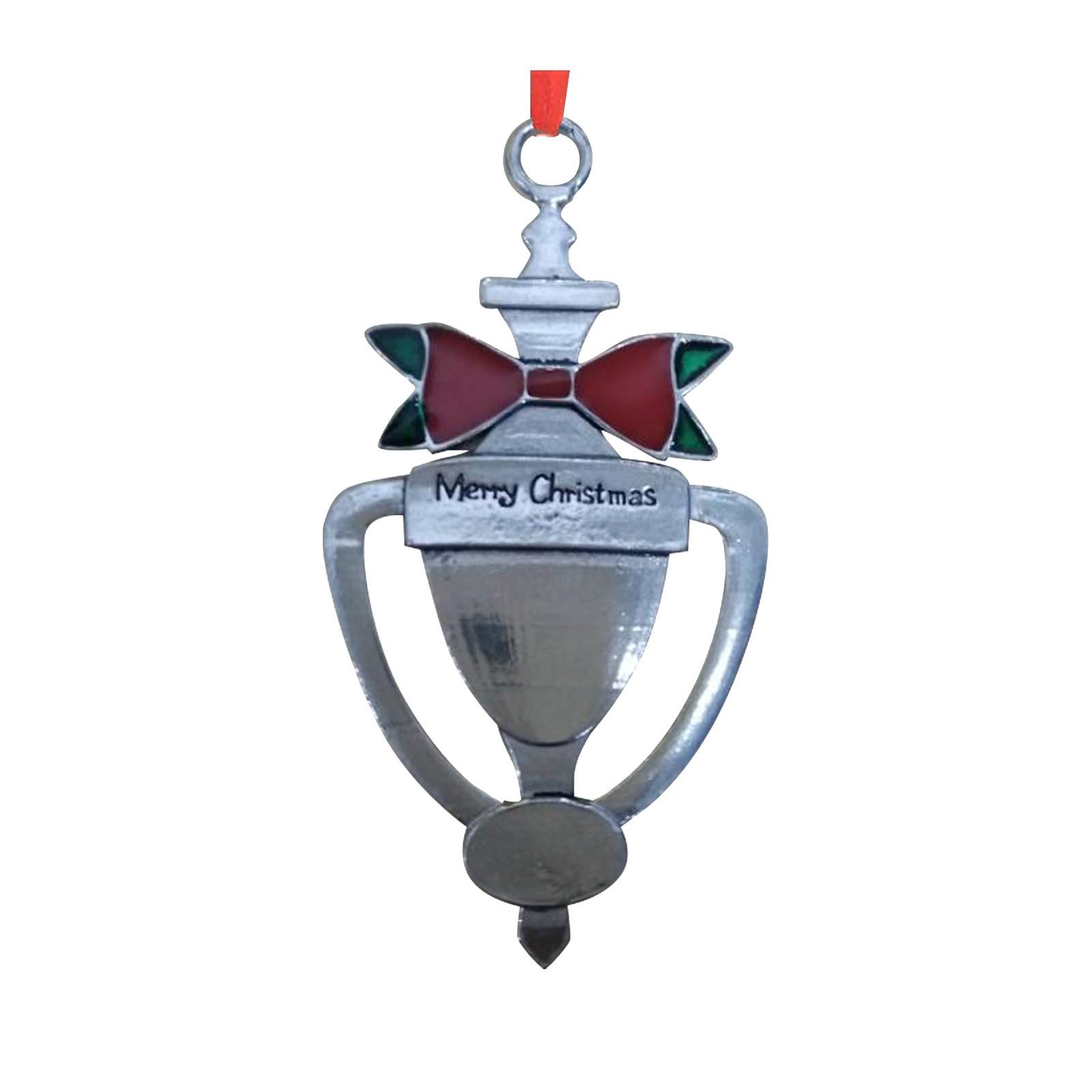 Christmas Santa Metal Pendant  Snowman Metal Pendant Christmas Tree Pendant серебряный