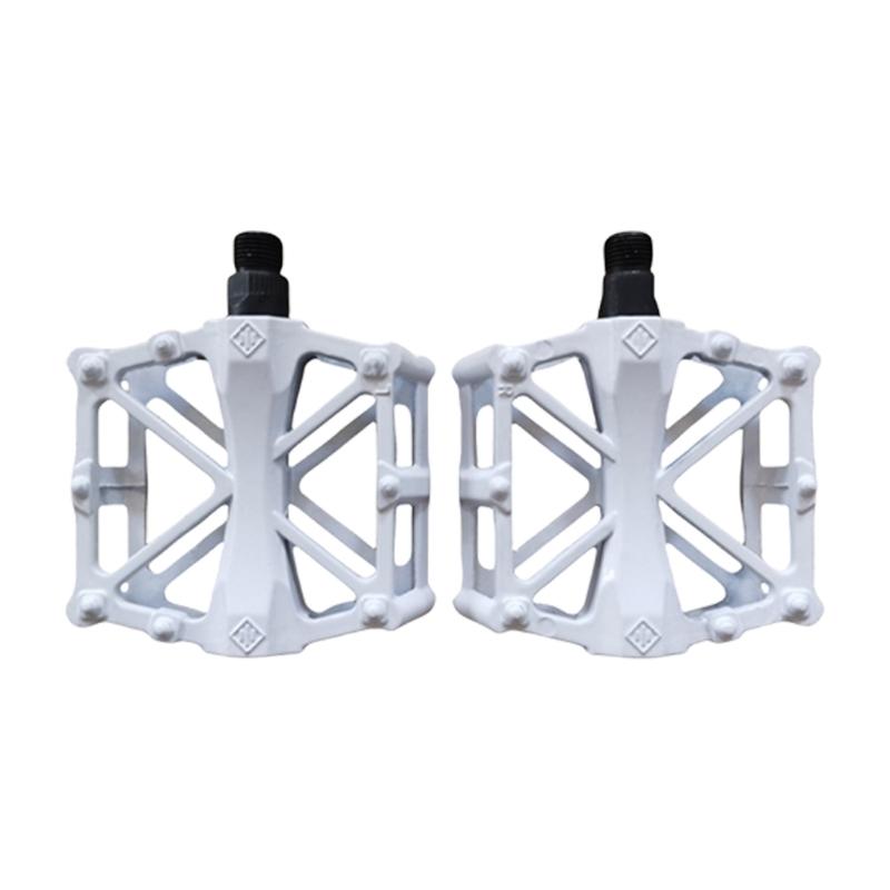 

Nonslip Road Bicycles Pedals Hollow Mountain Bicycles Pedals Aluminum Light Weight Pedals Wide Flat Cycling Pedals