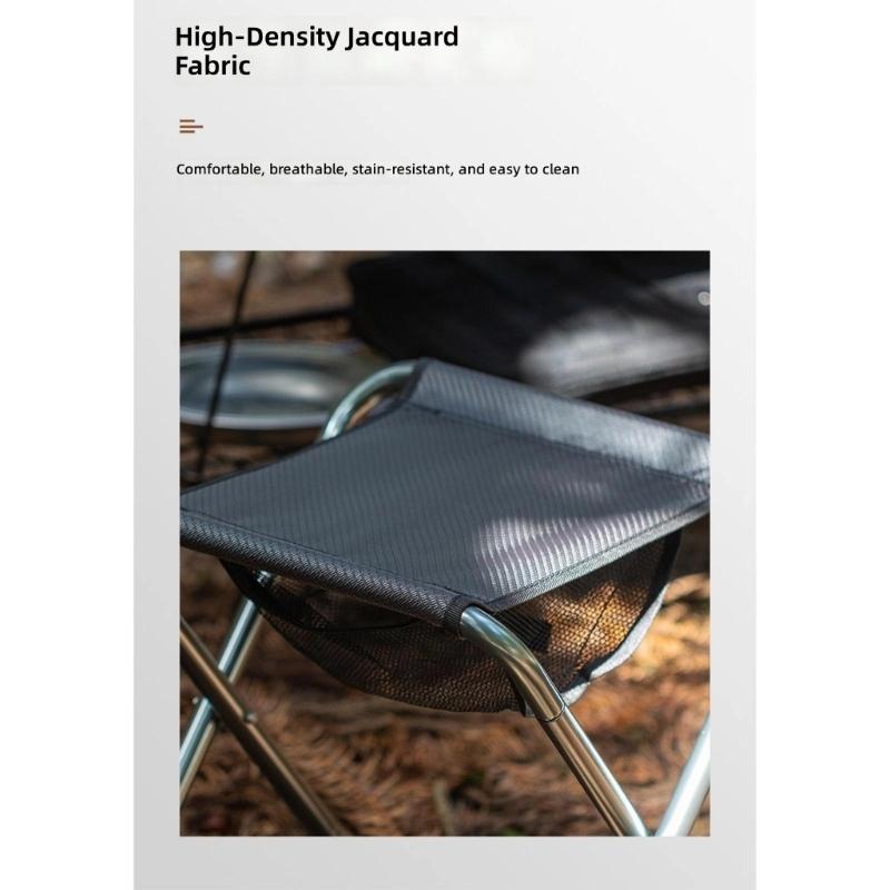 Multipurpose Aluminum Construction Folding Stool For Artists Photographers And Outdoor Event Attendees Fishing Chair