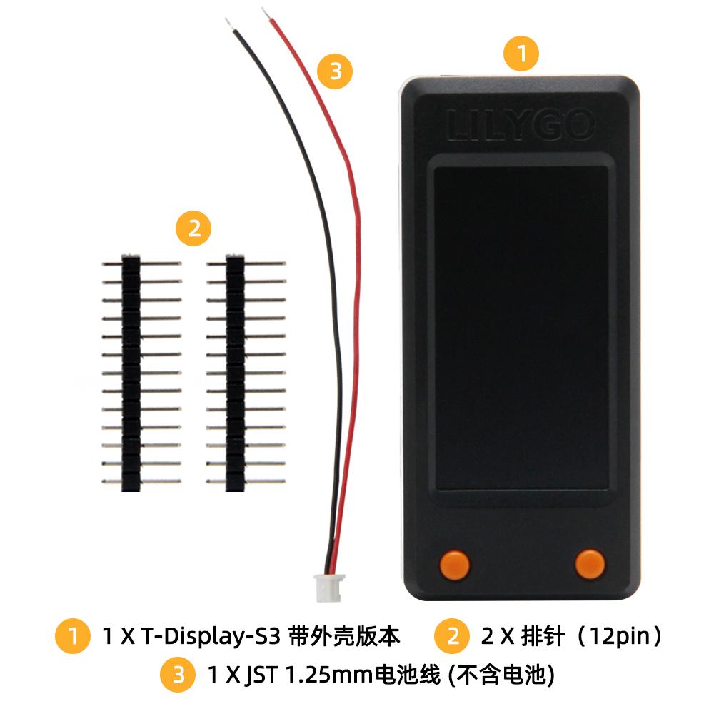 LILYGO T-Display-S3 ESP32-S3 1.9-Inch ST7789