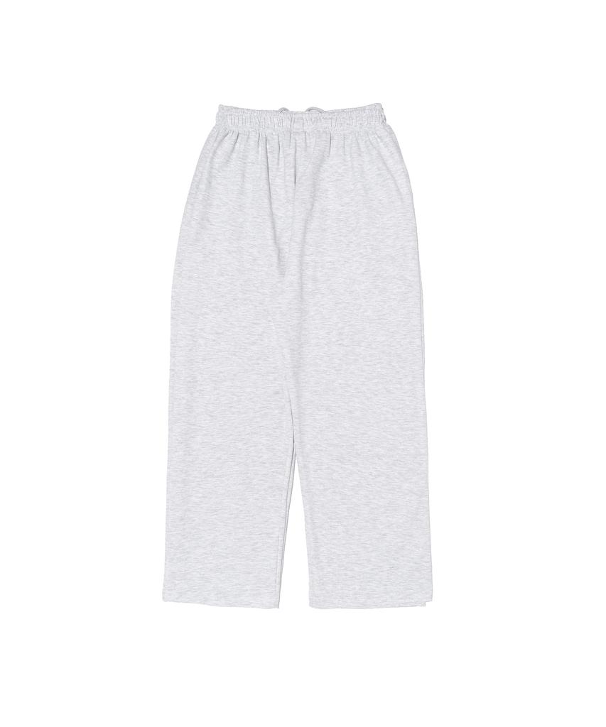 OUNDERR Reverse Or Logo Wide Pants (Light Gray)